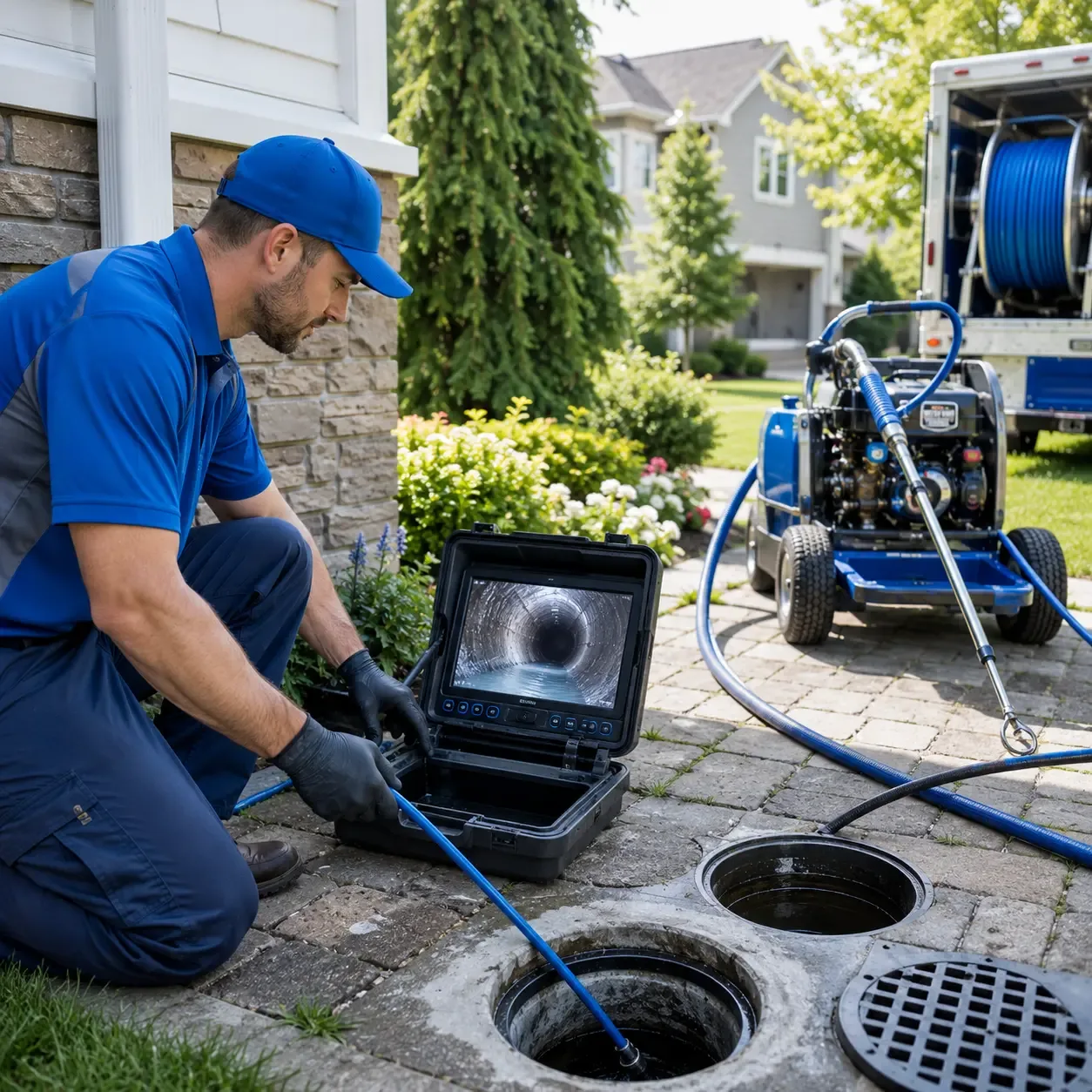 Outdoor drain cleaning professionals serving Badin, NC